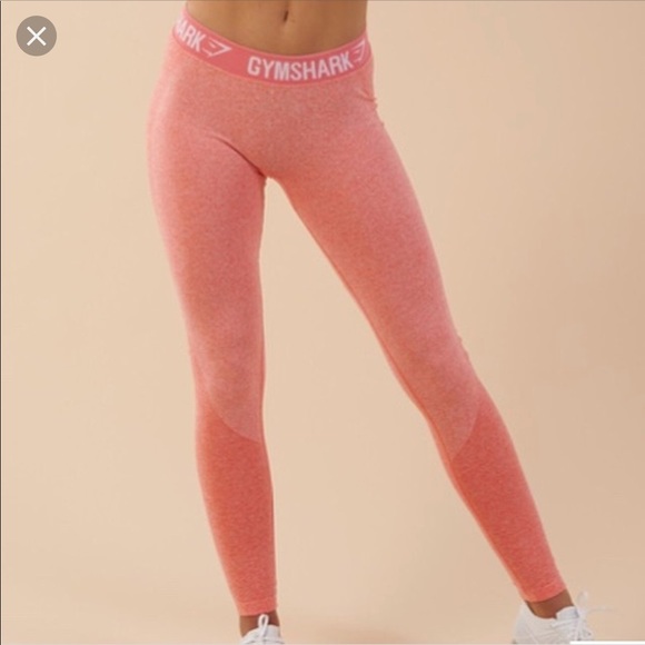 Nwt Gymshark Flex Legging Peach Coral 